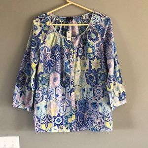 Woman’s Talbots Button Down NWT